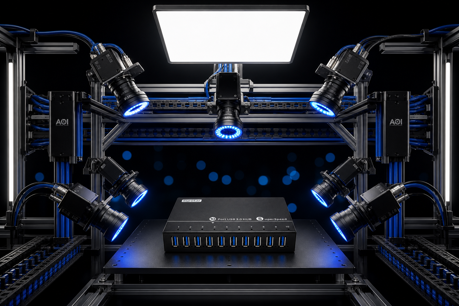 A-103 10-port machine vision USB 3.0 hub