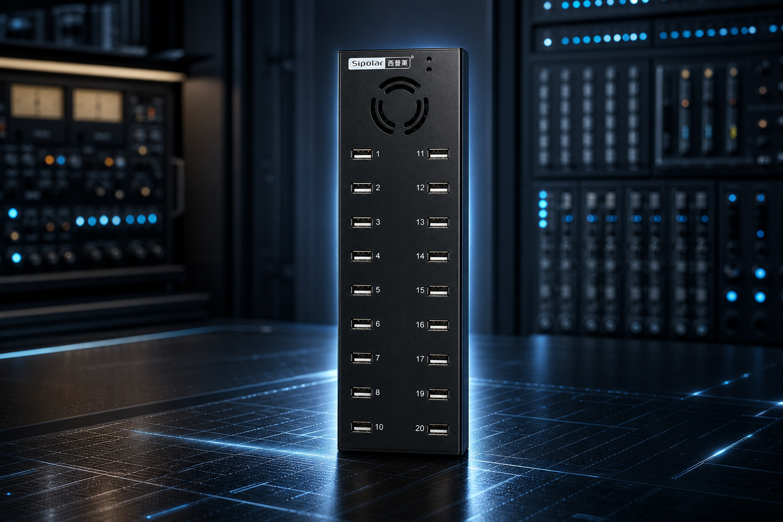 Sipolar A-805 in a rack setup