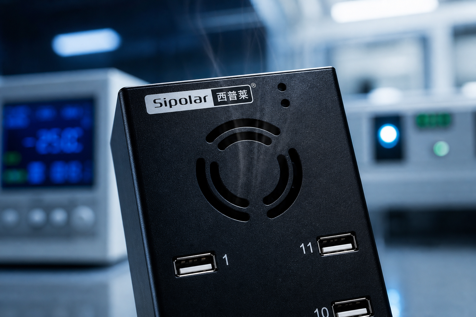 Sipolar A-805 top-mounted cooling fan