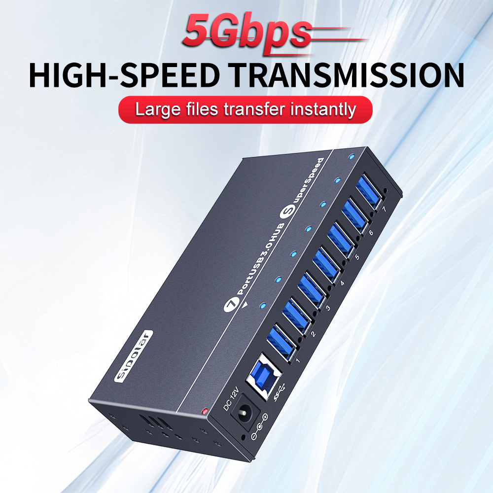 A-173 7-port USB 3.0 hub