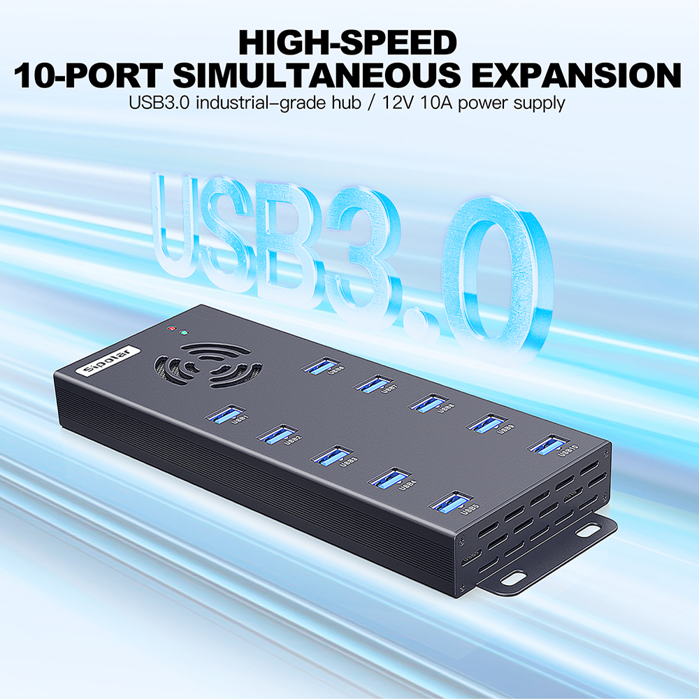 A-423 10-port high-current USB hub